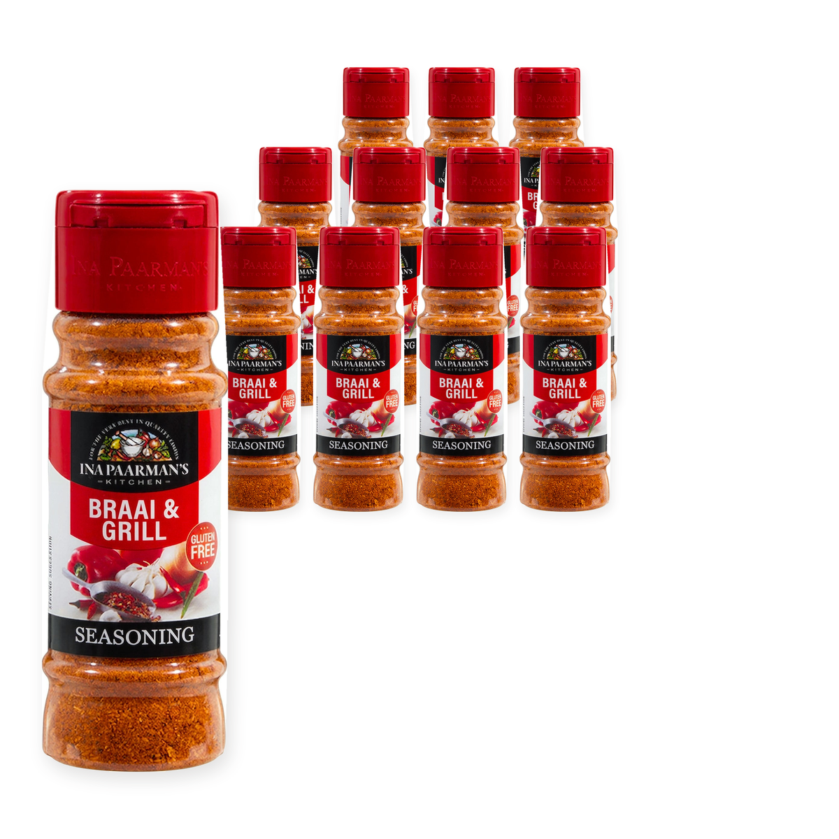 Ina Paarman'S Seasonings - Braai & Grill 200ml (Case of 12) – case pack