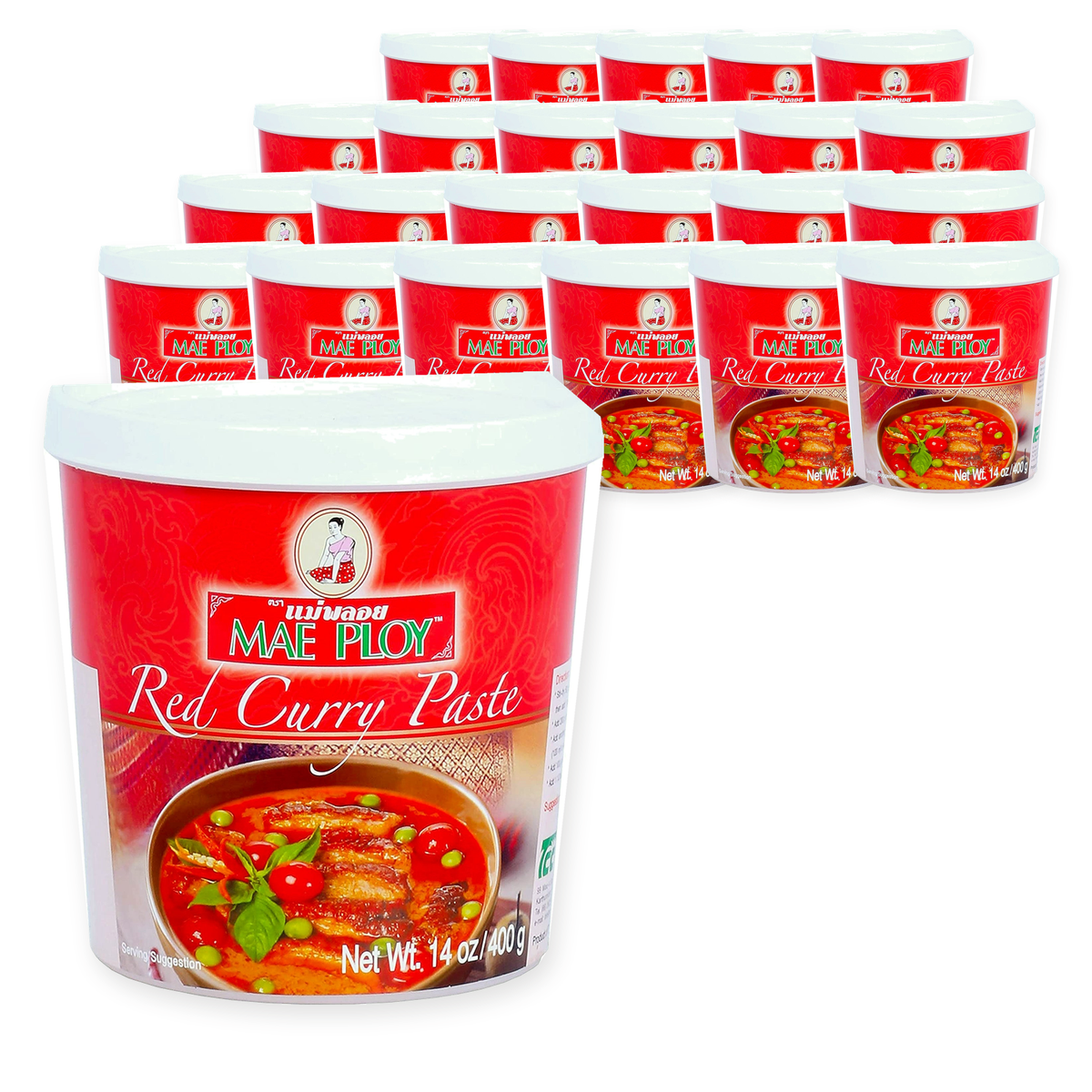 Mae Ploy Red Curry Paste 400G (Case of 24) – case pack
