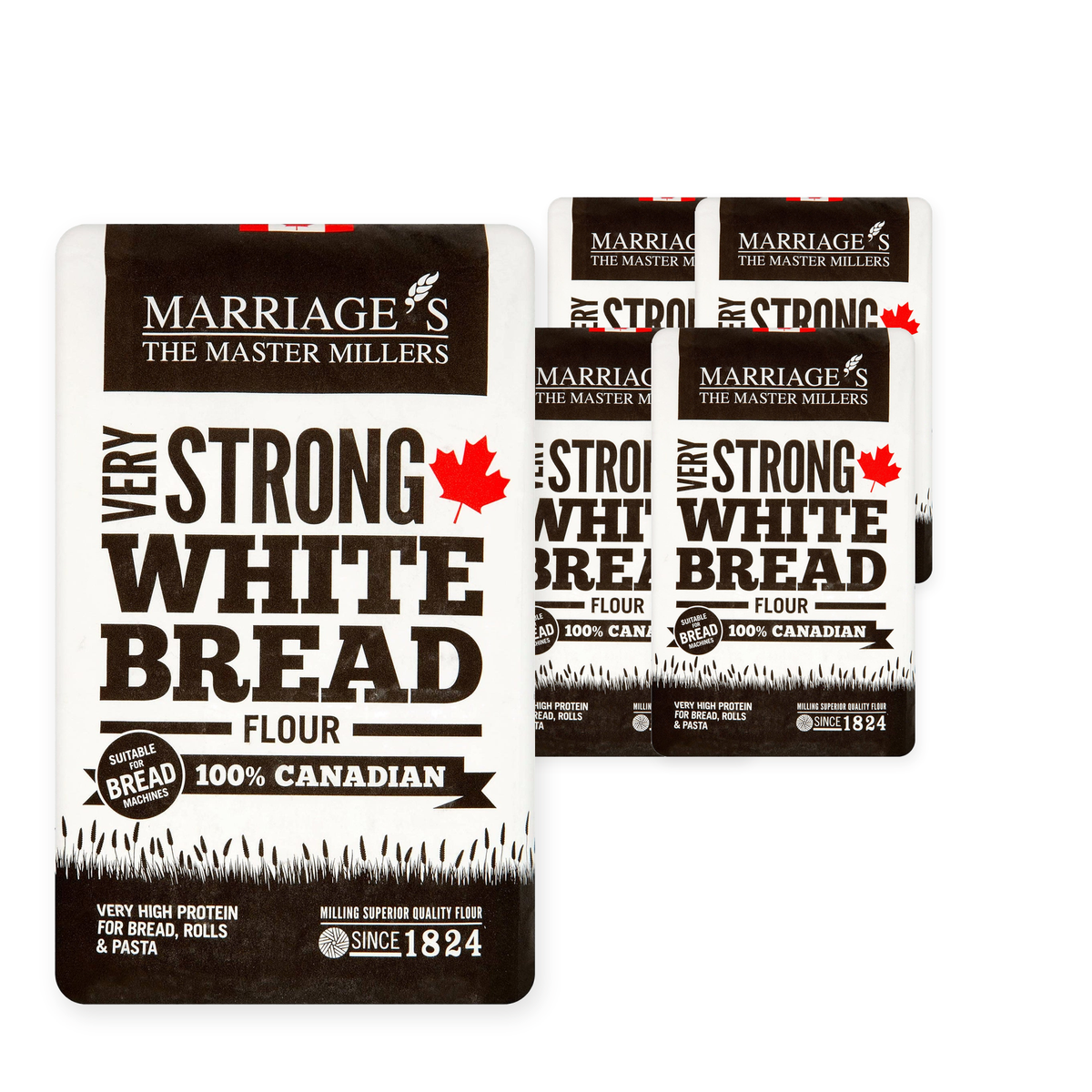 Marriages Millers Very Strong White 100% Canadian 1.5KG (Case of 5) – case pack