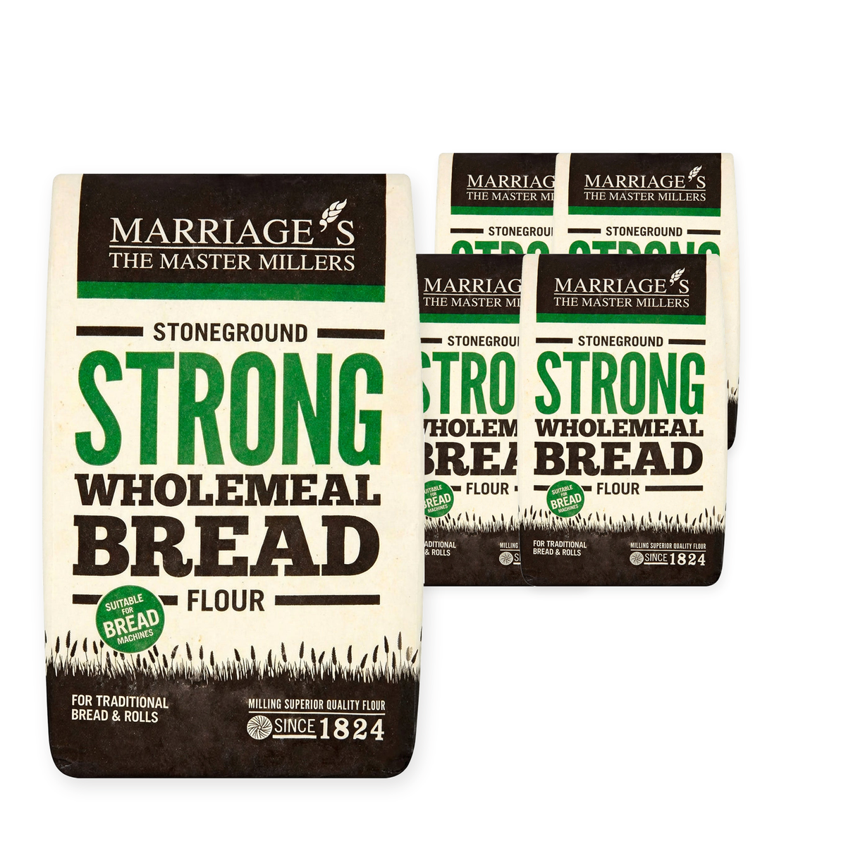Marriages Strong Stoneground Wholemeal 1.5KG (Case of 5) – case pack