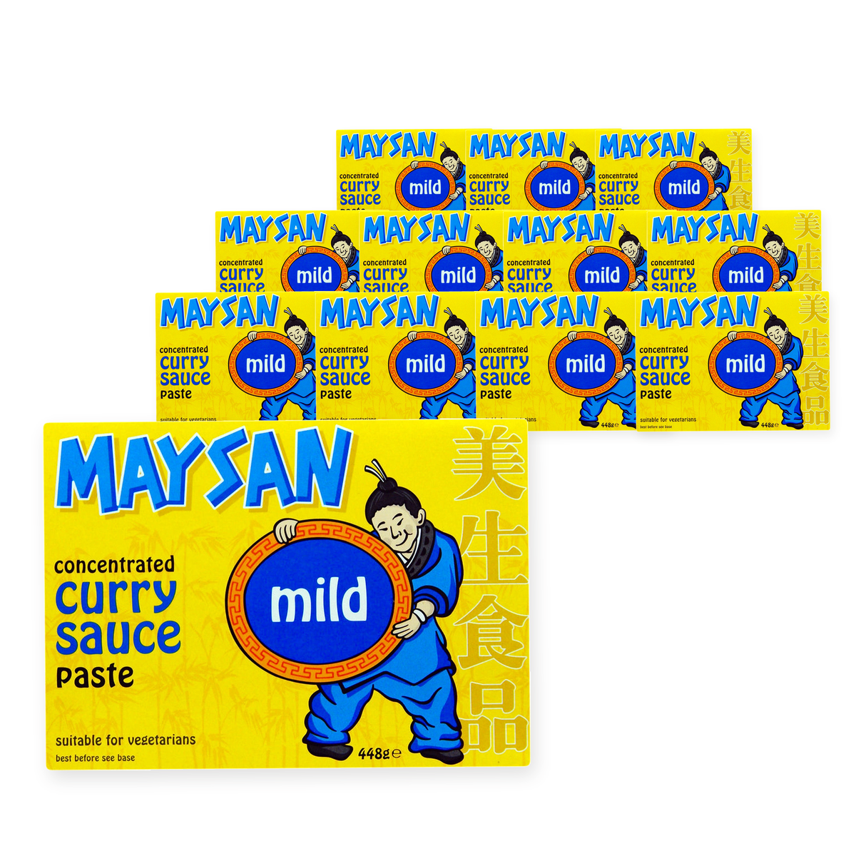 Maysan Mild Curry Sauce Paste 448G (Case of 12) – case pack