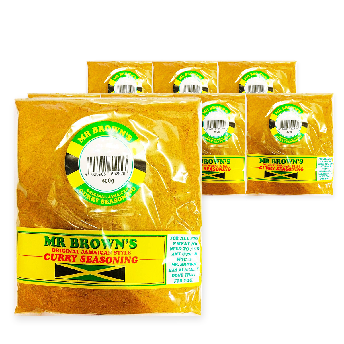 Mr Brown’s Curry Seasoning 400G (Case of 8) – case pack