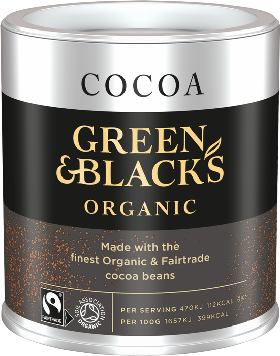 Green & Blacks Organic Cocoa 125G (Case of 6)