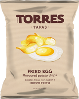 Torres Tapas Fried Egg Flavoured Potato Chips 125G