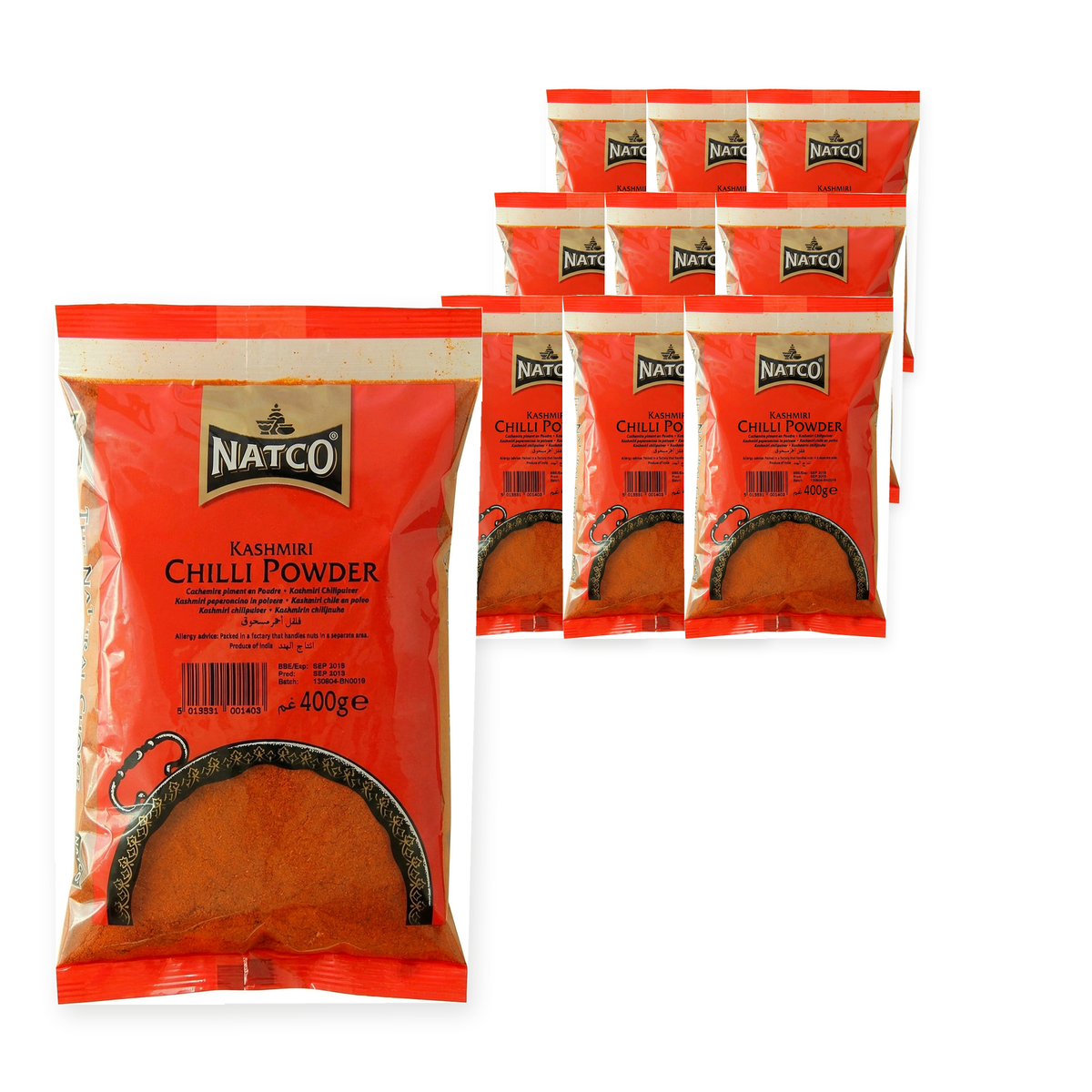 Natco Chilli Powder Kashmiri 400G (Case of 10) – case pack