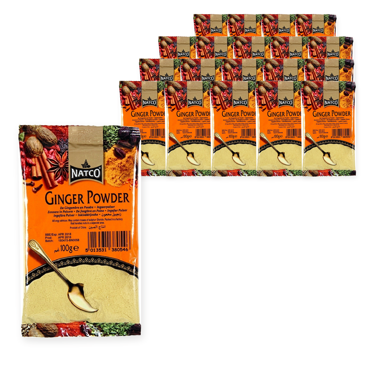Natco Ginger Powder 100G (Case of 20) – case pack
