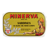 Minerva Sardines in Olive Oil with Lemon 120G