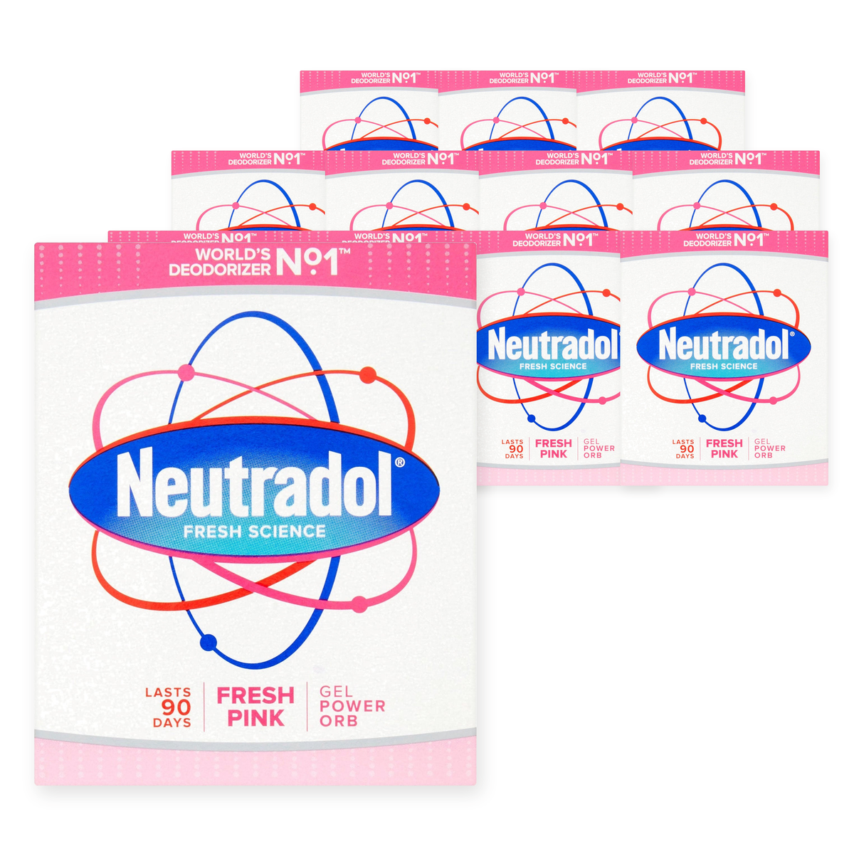 Neutradol Gel Power Orb Fresh Pink 135G (Case of 12) – case pack