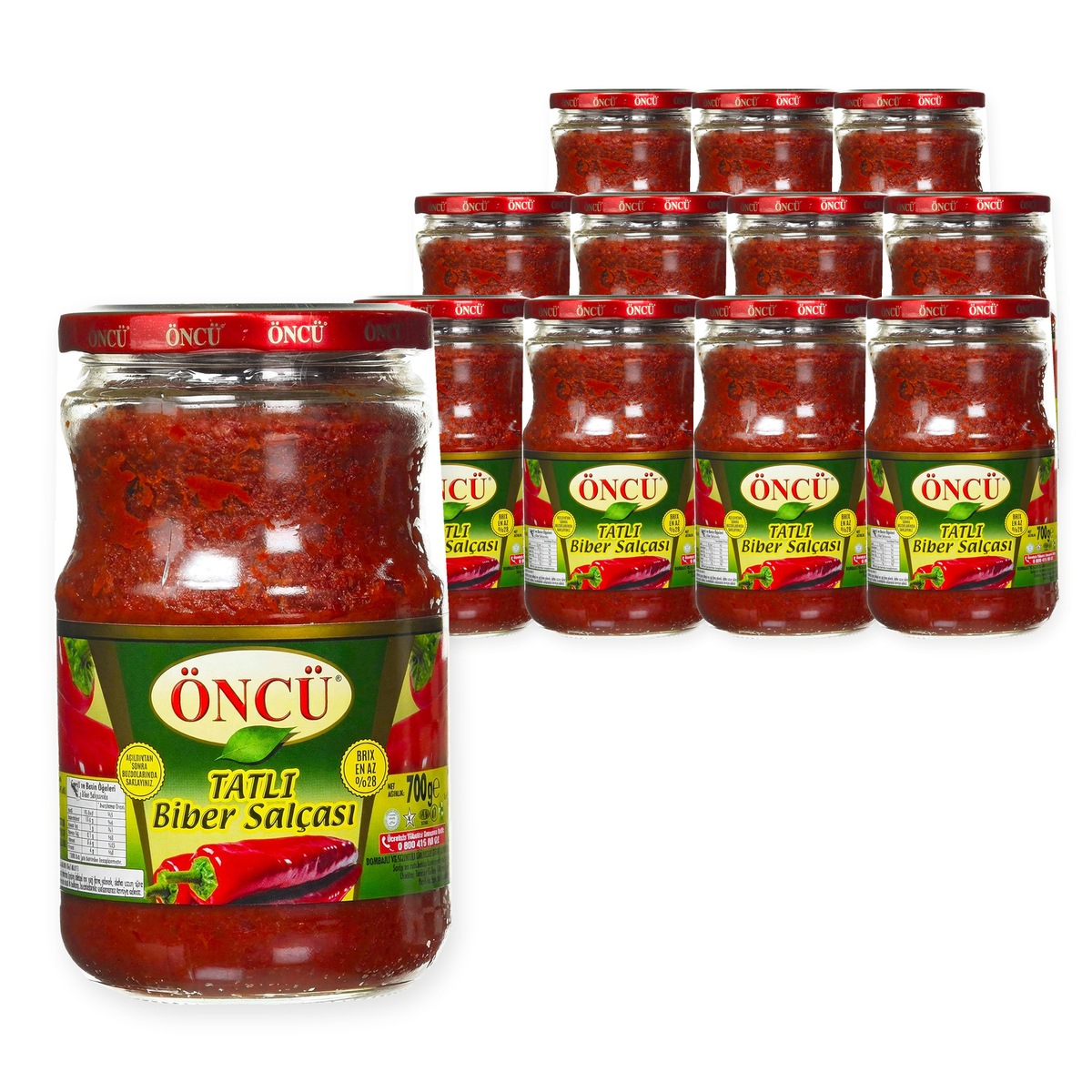 Oncu Mild Pepper Paste 700G (Sweet) (Case of 12) – case pack
