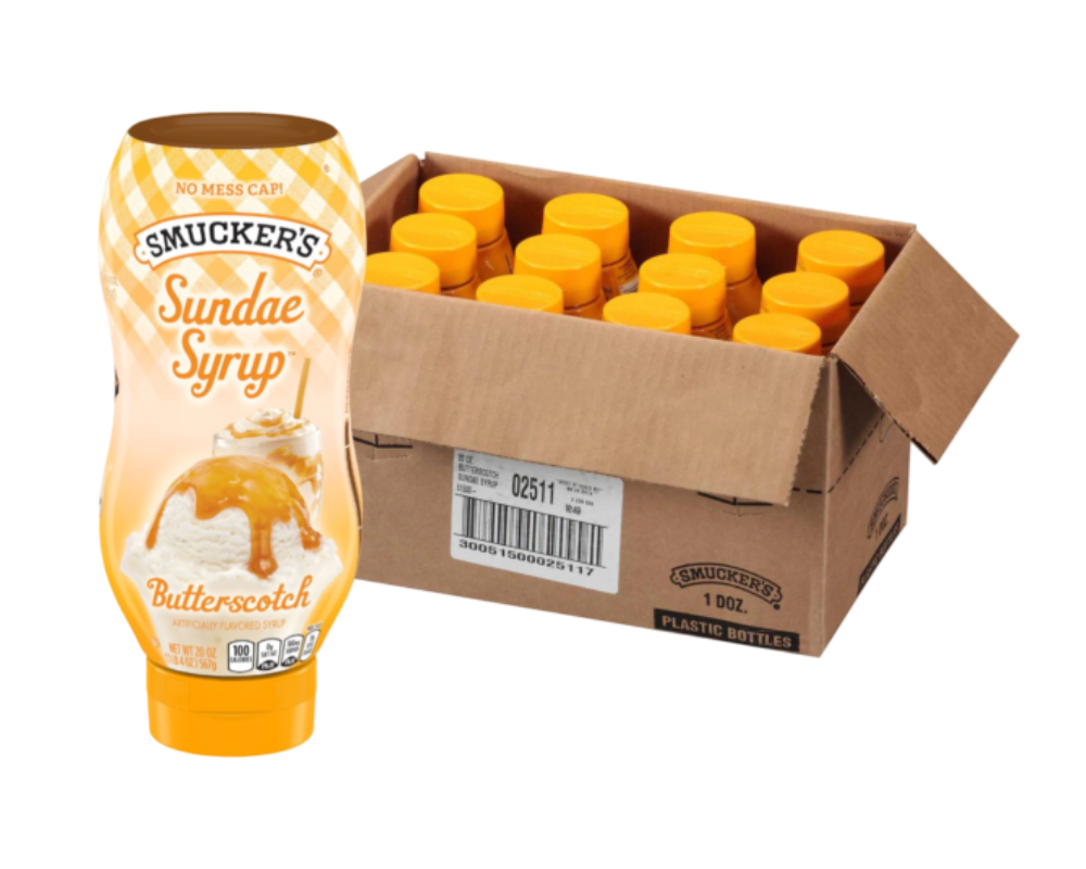 Smuckers Butterscotch Sundae Syrup 20oz (Case of 6)