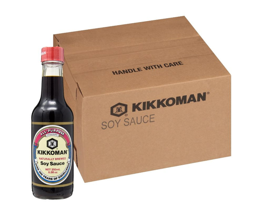 Kikkoman Soy Sauce 250ML (Case of 6)