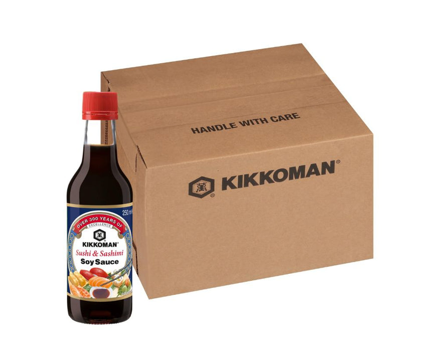 Kikkoman Sushi & Sashimi Soy Sauce 250ML (Case of 6)
