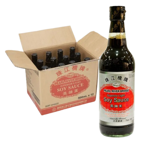 Pearl River Bridge Light Soy Sauce Superior 500ML (Case of 12)