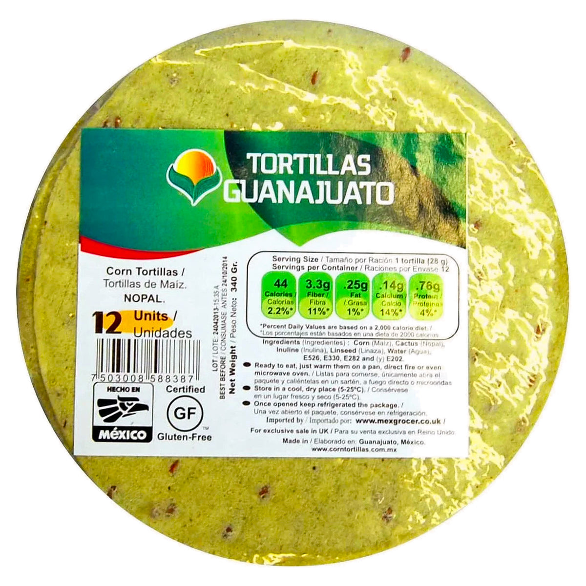 15CM Cactus Corn Tortillas 340G **Expiry Mar 2026**