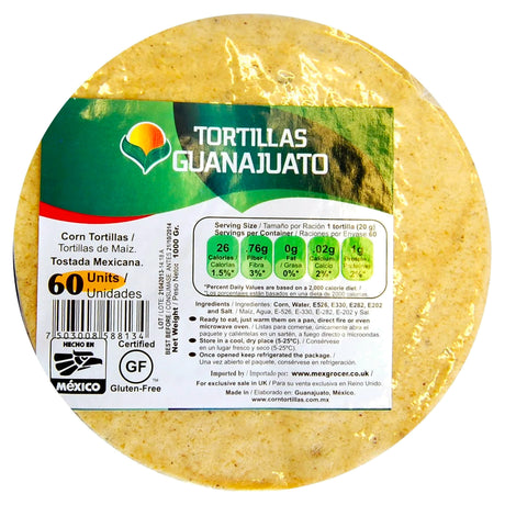15cm Yellow Corn Tortilla For Frying 1kg