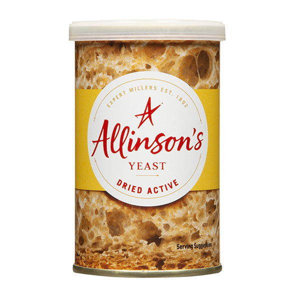 Allison's Dried Yeast 125G (Case of 10)
