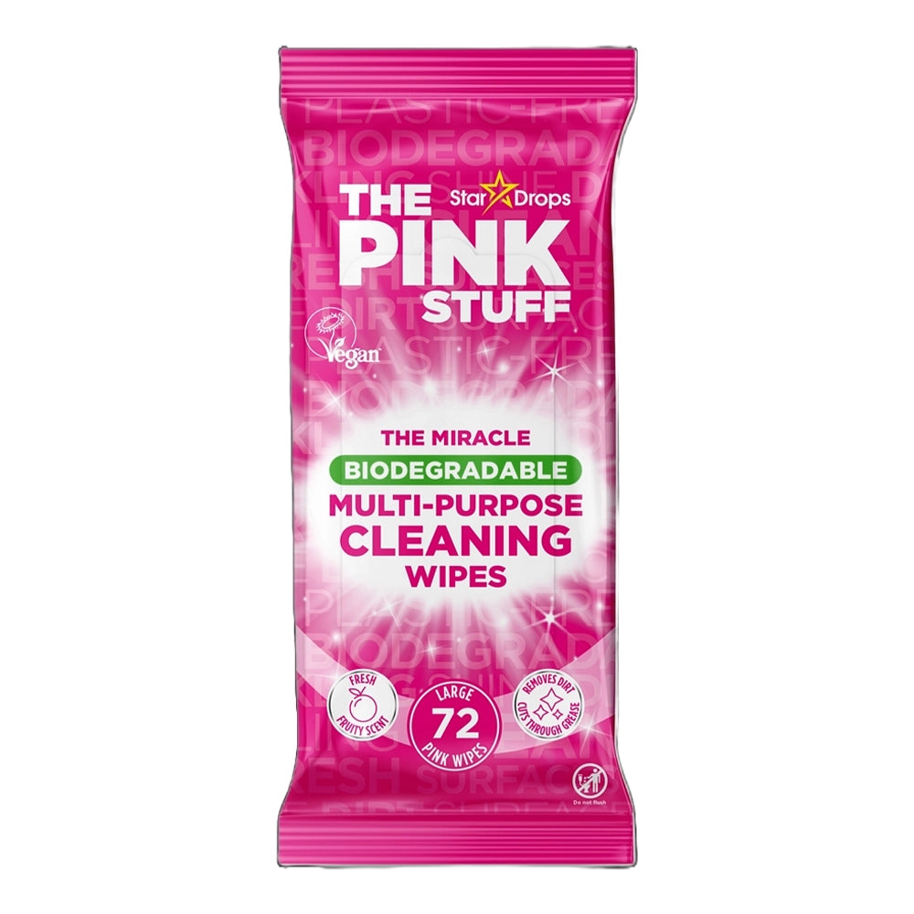 The Pink Stuff Multi Purpose Wipes 72s (Case of 12)