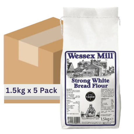 Wessex Mill Flour - Strong White Bread 1.5KG (Case of 5)