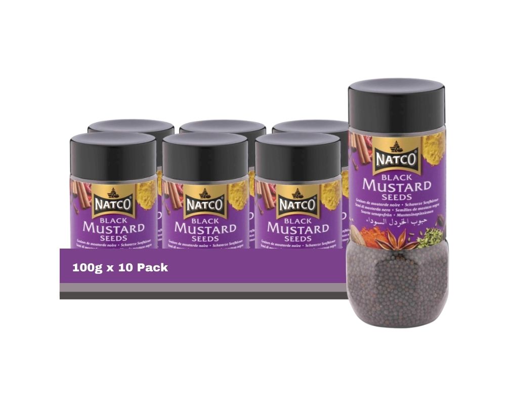 Natco Mustard Seeds Black Jars 100G (Case of 10)