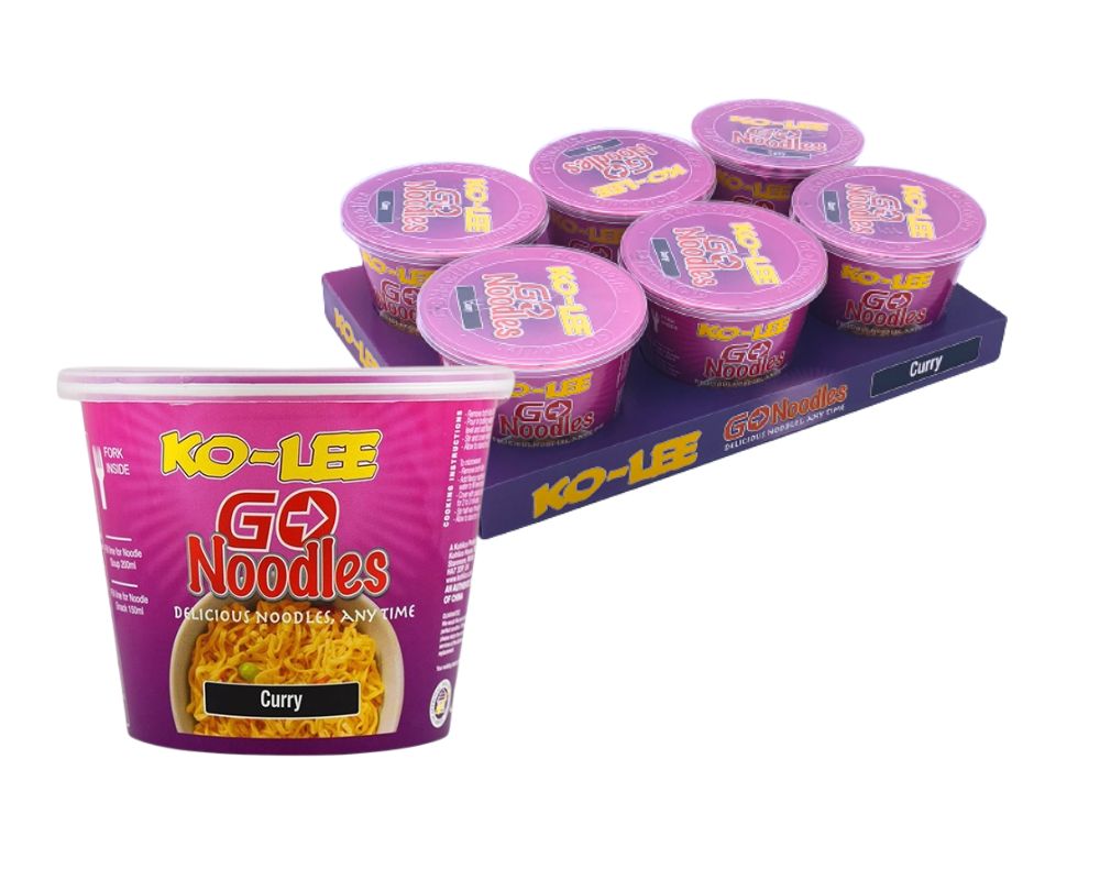 Ko-Lee Curry Go Cup Noodles 65G (Case of 6)
