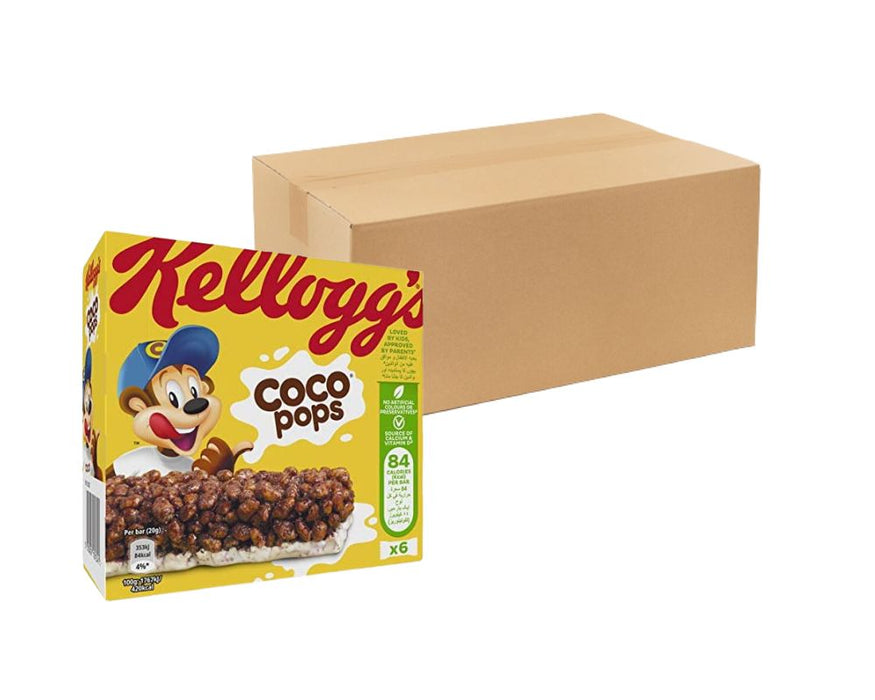 Kellogg's Coco Pops Snack Bar 6x20G (Case of 14)
