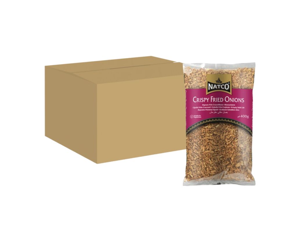 Natco Crispy Fried Onions 400G (Case of 12)