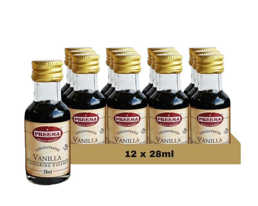 Preema Vanilla Flavouring Essence 28Ml (Case of 12)