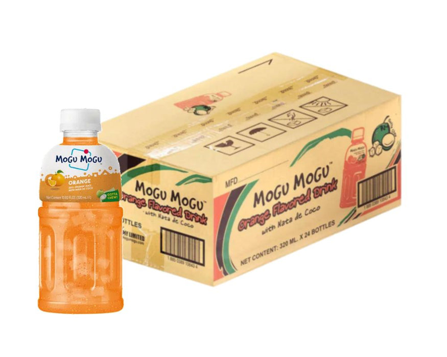 Mogu Mogu With Nata De Coco Orange Flavour 320Ml (Case of 24)