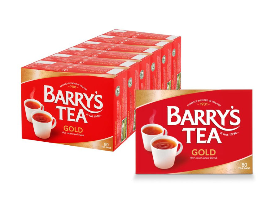 Barrys Gold Teabags 80S (250G) (Case of 6)