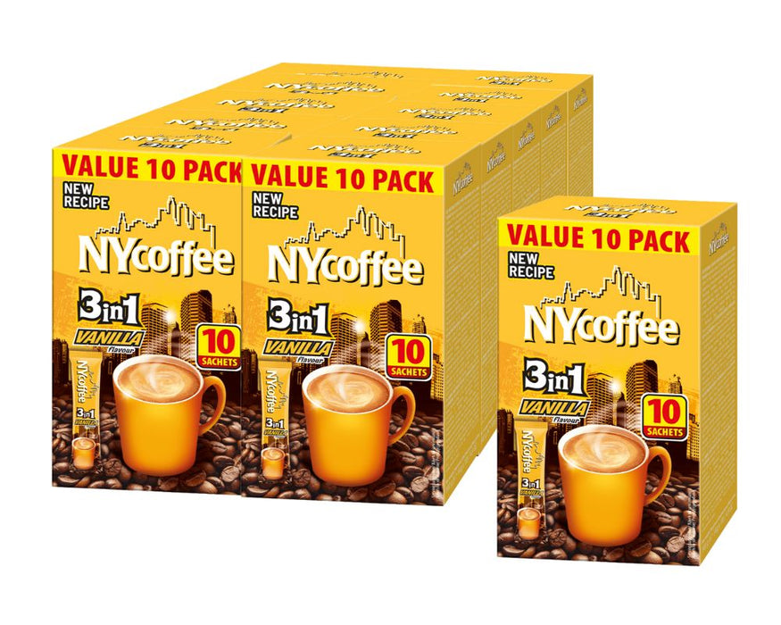 NY Coffee Vanilla Latte 10pk (140G) (Case of 10)