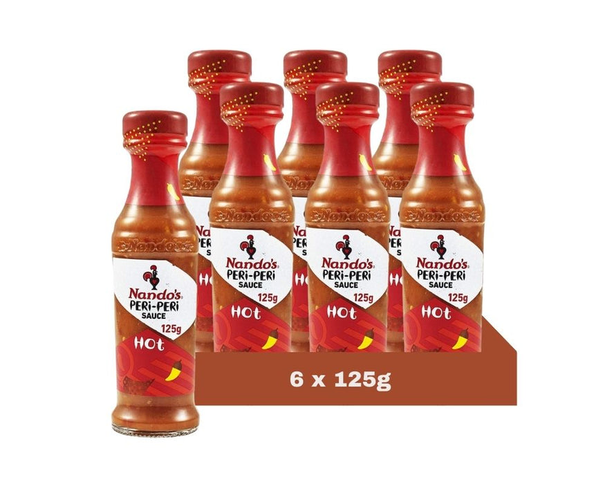 Nandos Hot Peri-Peri Sauce 125G (Case of 6)