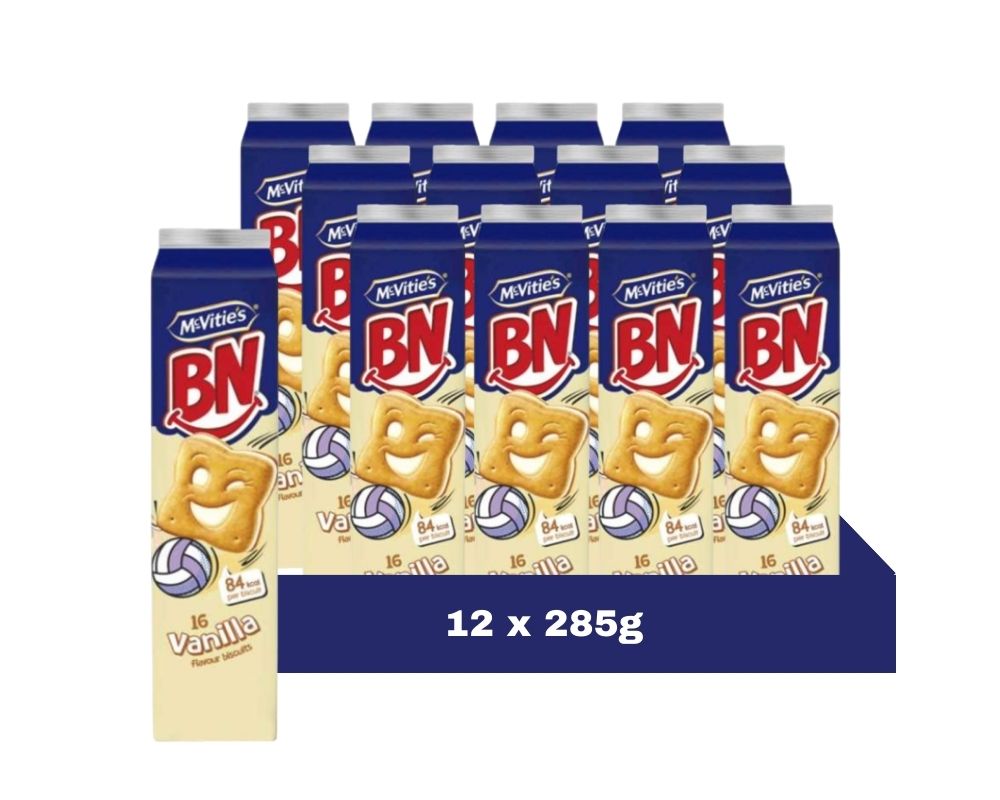 McVities BN Vanilla Biscuits 285G (Case of 12)