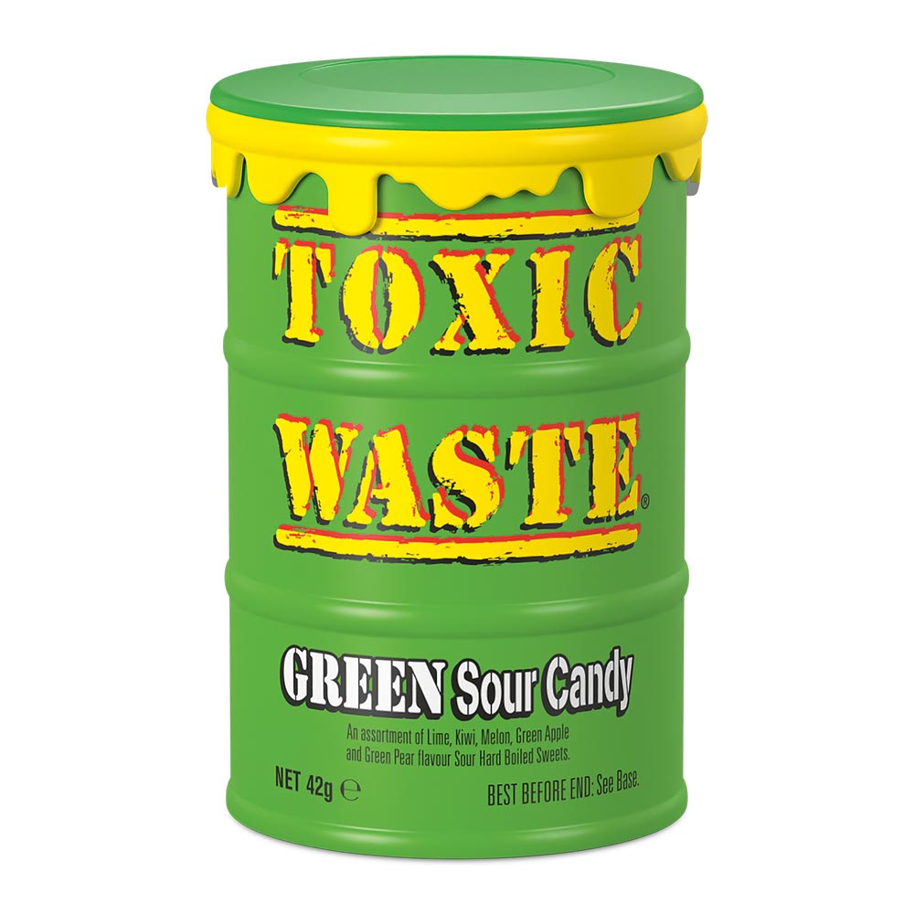 Toxic Waste Green Drum 42G (Case of 12)