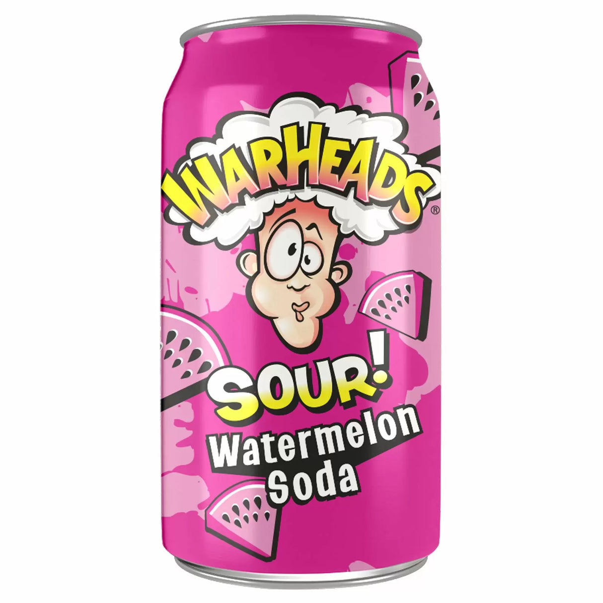 Warheads SOUR! Watermelon Soda 12oz (335ML)