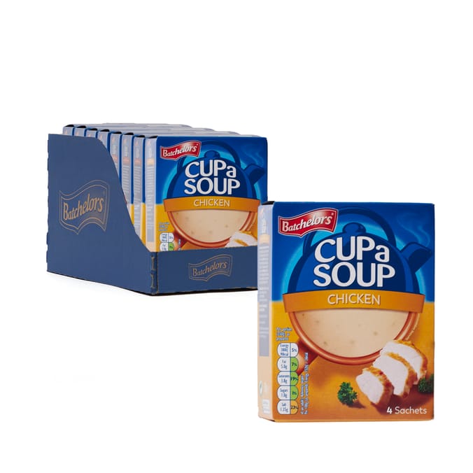 Batchelors Cup-A-Soup Chicken 4 Pack 81G (Case of 9)