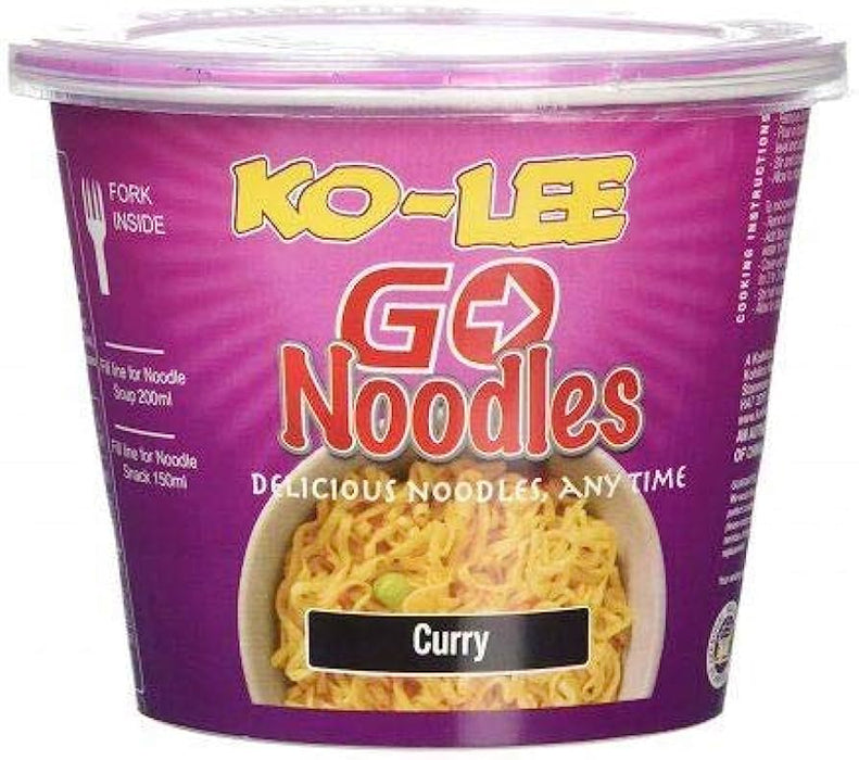 Ko-Lee Curry Go Cup Noodles 65G (Case of 6)