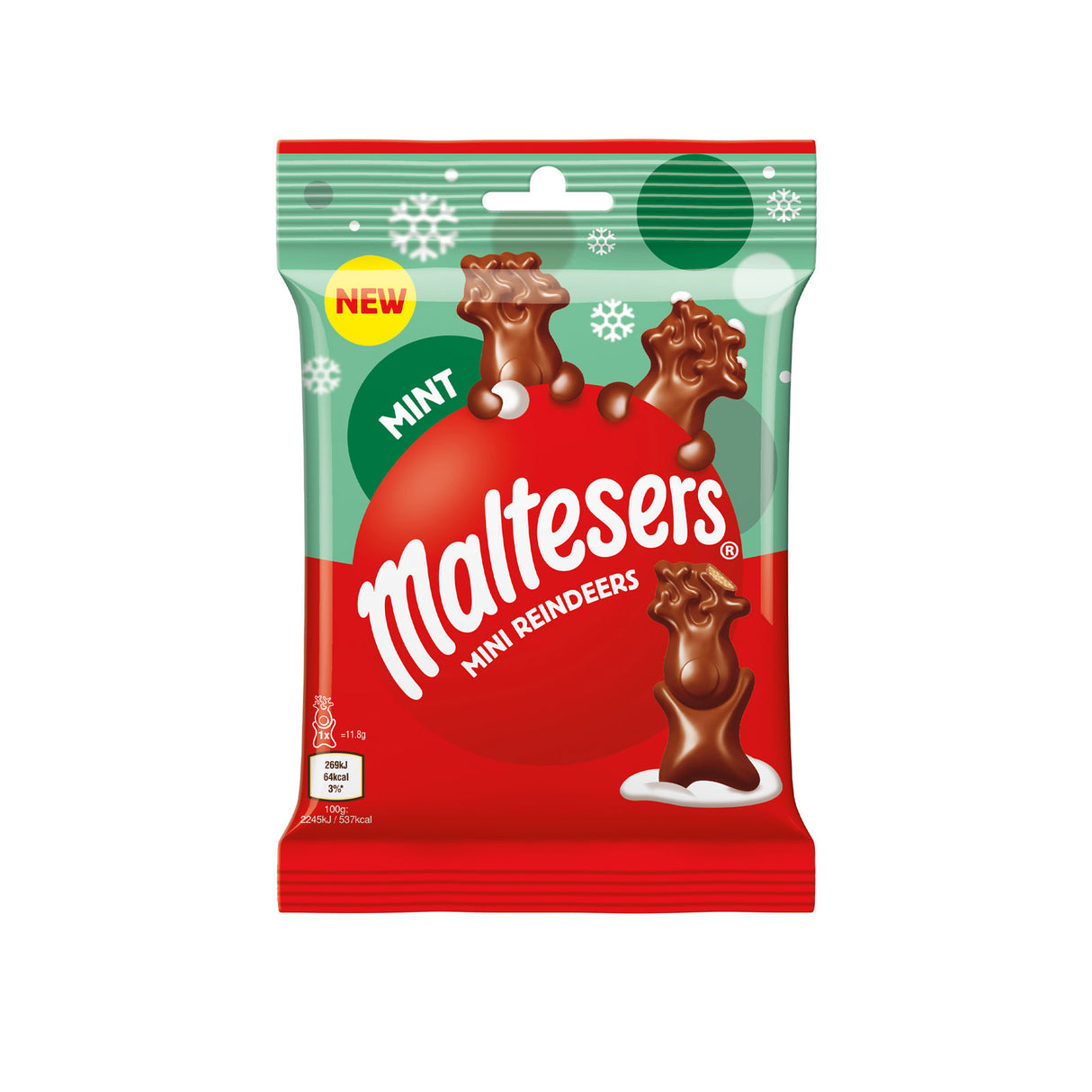 Malteser Mint Mini Reindeer Bag 59G