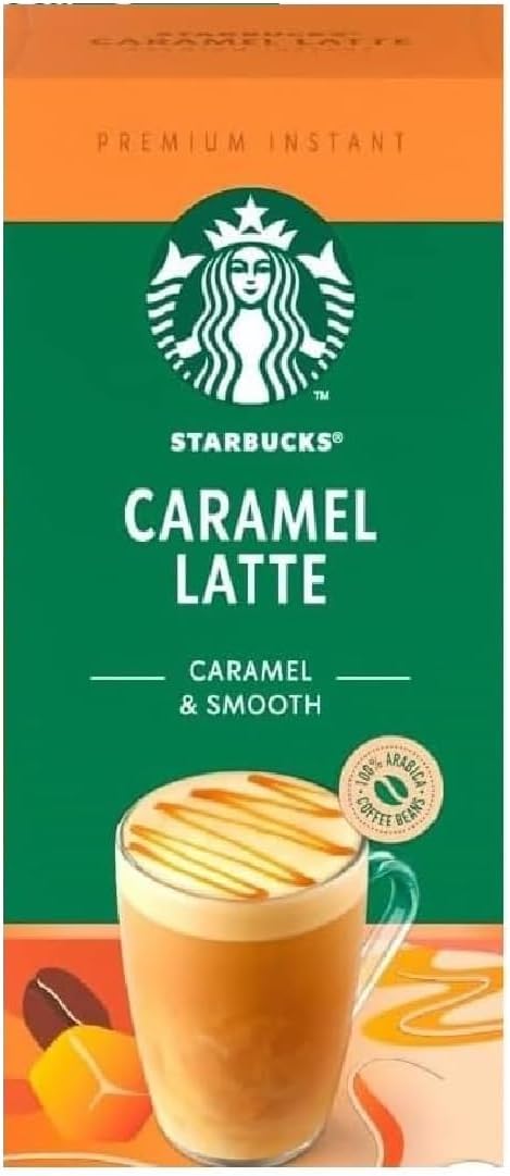 Starbucks Premium Caramel Latte Sachets (5x23G) Case of 6