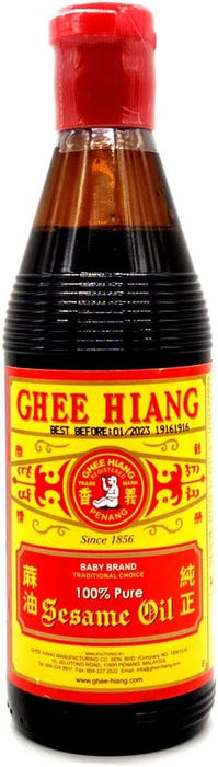 Ghee Hiang Pure Sesame Oil 300ML (Case of 12)