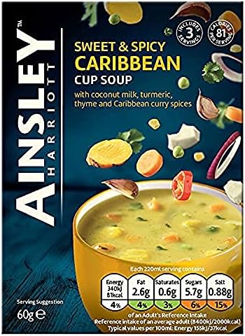 Ainsley Harriott Sweet & Spicy Caribbean Cup Soup 60G