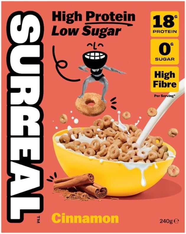 Surreal High Protein Low Sugar HOOPS Cinnamon 240G