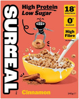 Surreal High Protein Low Sugar HOOPS Cinnamon 240G