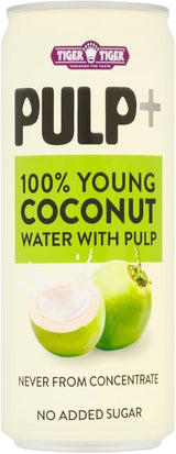 Tiger Tiger 100% Young Coconut Water with Pulp 320ML