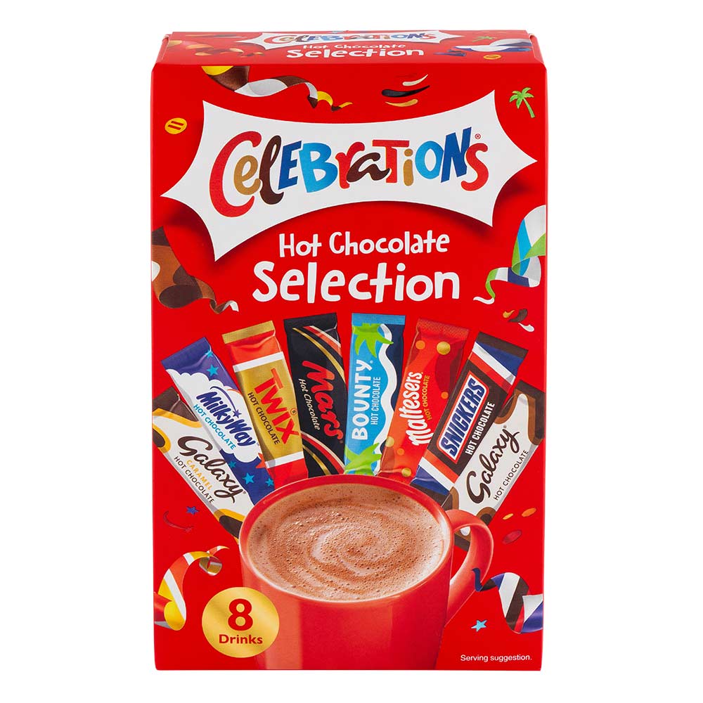 Celebrations Hot Chocolate Selection Sticks 8 Pack