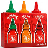 Flying Goose Sriracha Mixed Pack 3 x 100ml (Original, Mayo, Super Hot)