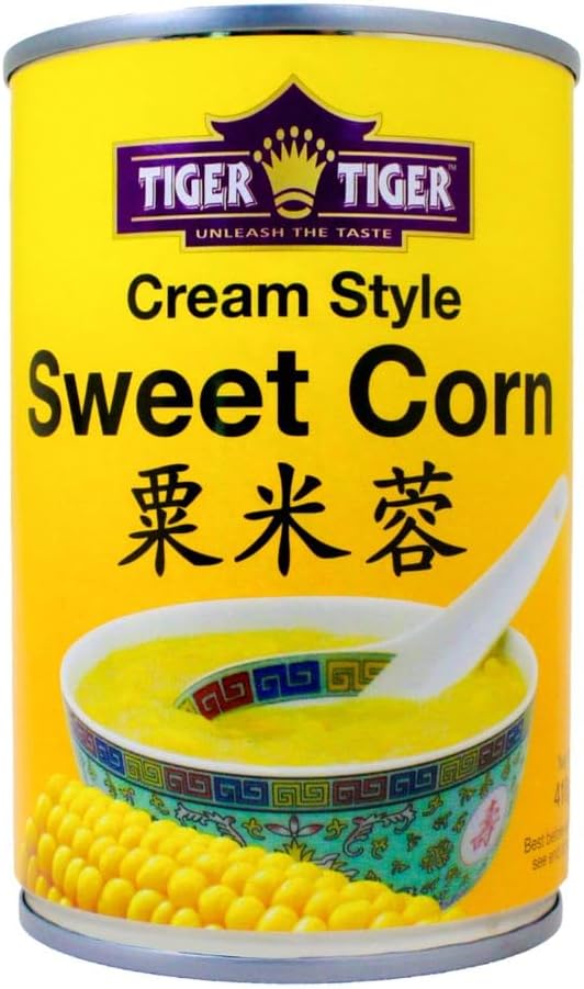 Tiger Tiger Cream Style Sweet Corn 410G (Case of 12)
