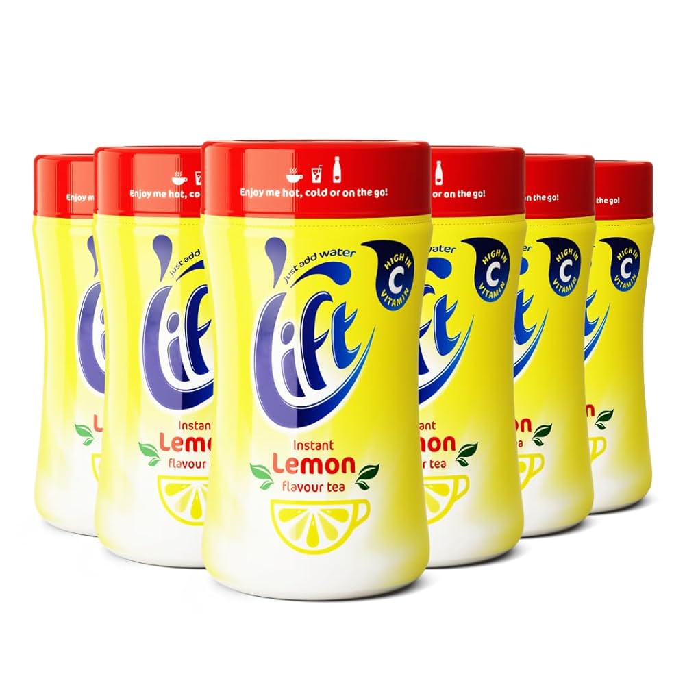 Lift Instant Lemon Flavour Tea 165G (Case of 6)