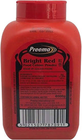 Preema Bright Red Food Colouring Powder 500G