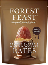 Forest Feast Belgian Milk Choc Peanut Butter Dates 140G