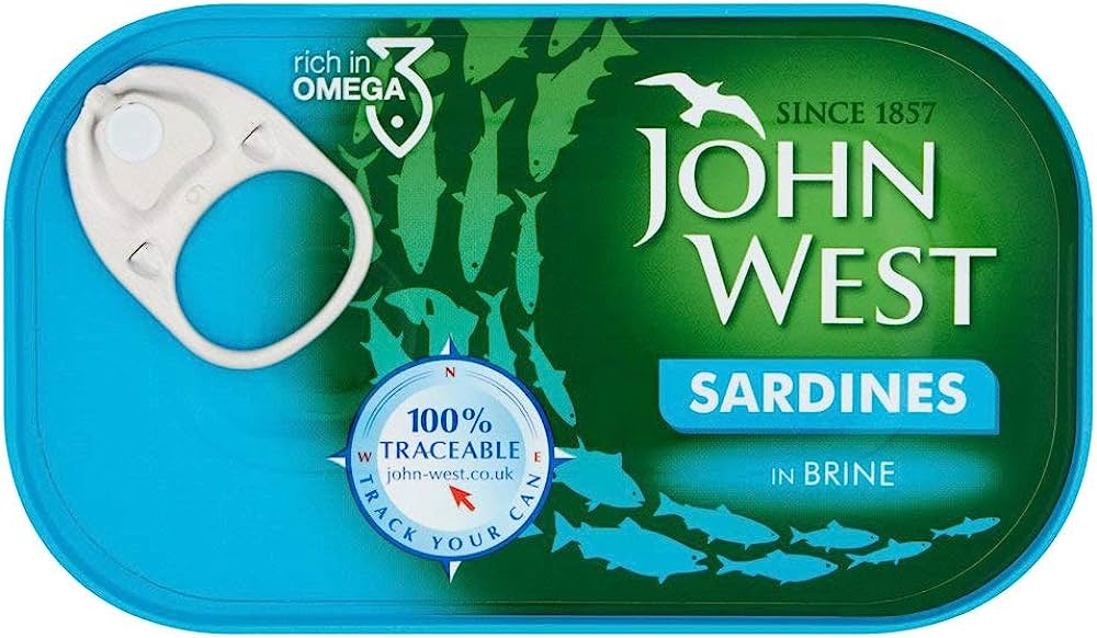 John West Sardines In Brine 120G (Pack of 12)